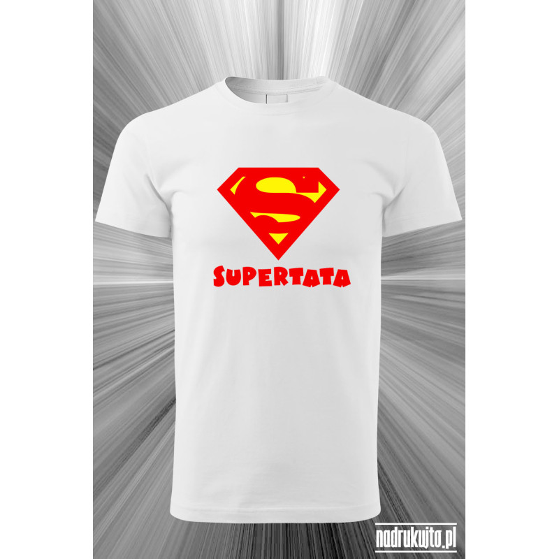 Koszulka "Super Tata" ze znakiem Supermana